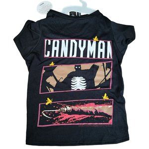 Blended Collection Dog Apparel Halloween Candyman Pet Dog T-Shirt Sz Medium